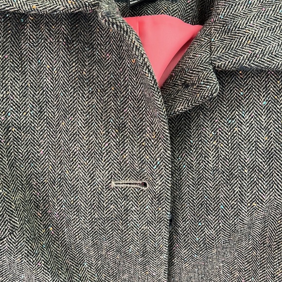 H&M Brown Tweed Coat - Picture 8 of 9
